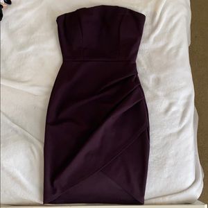 dark purple tulip dress